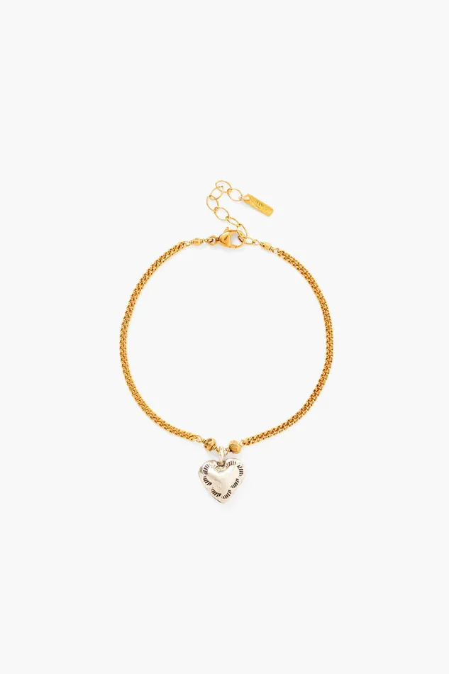 Chan Luu Bracelets Heart Charm Bracelet Gold Mix 8211 Women