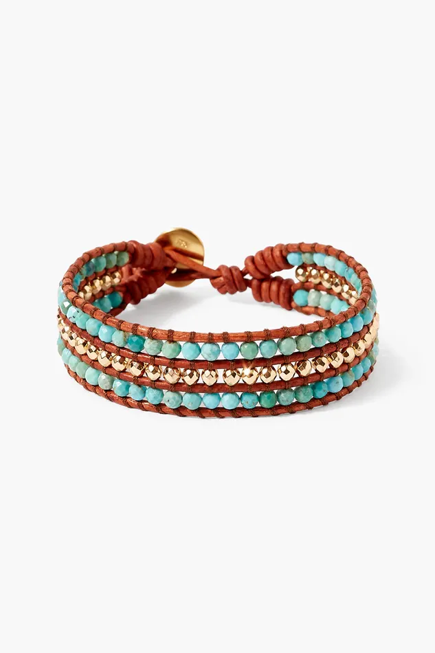 Chan Luu Bracelets Sedona Cuff Wrap Bracelet Turquoise 8211 Women
