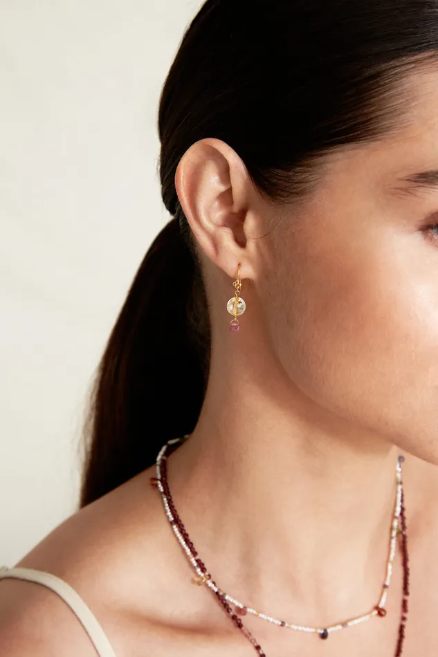 Chan Luu Earrings Fiona Drop Earrings Citrine Mix 8211 Women