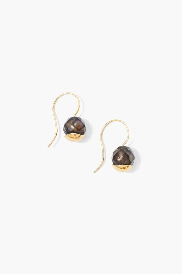 Chan Luu Earrings Gold Dipped Earrings Peacock Pearl 8211 Women