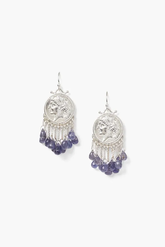Chan Luu Earrings Medusa Earrings Iolite 8211 Women