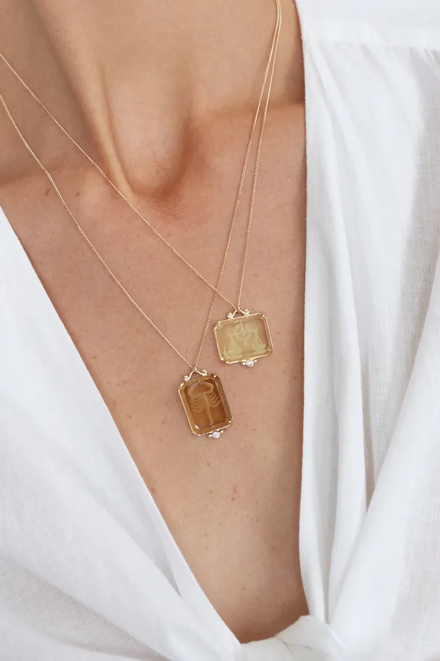 Chan Luu Necklaces 14k Scorpio Zodiac Necklace 8211 Women