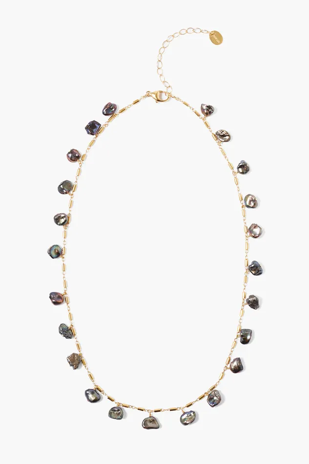 Chan Luu Necklaces Arya Necklace Peacock Pearl 8211 Women