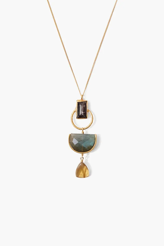 Chan Luu Necklaces Elsie Necklace Hypersthene Mix 8211 Women