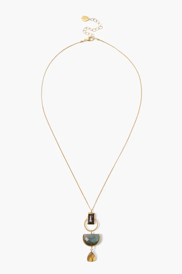 Chan Luu Necklaces Elsie Necklace Hypersthene Mix 8211 Women