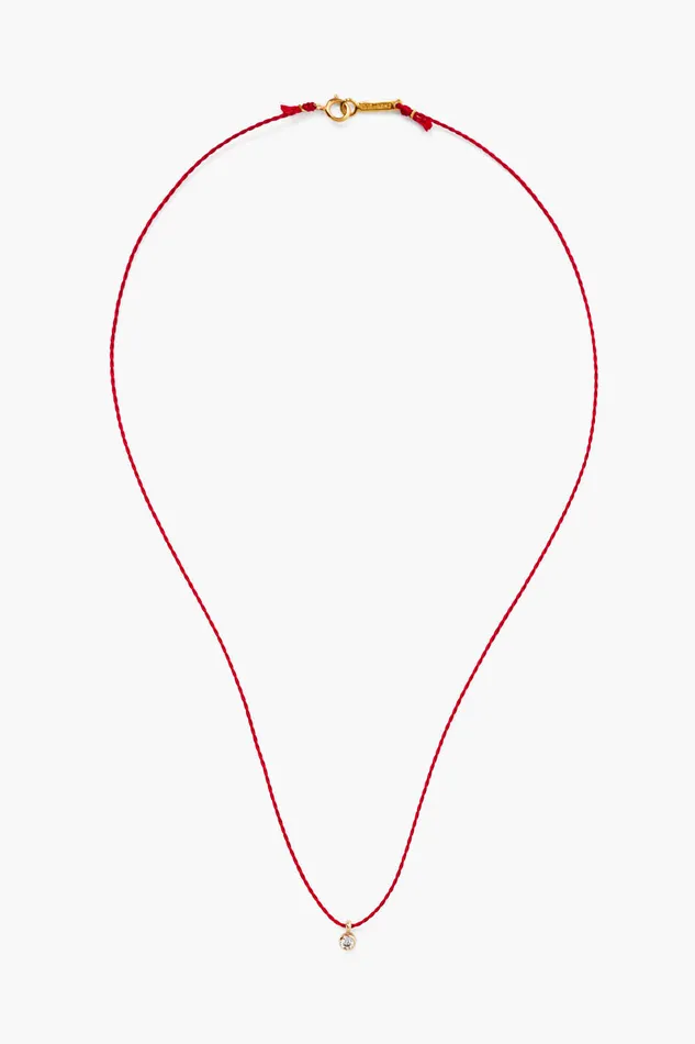 Chan Luu Necklaces Este Diamond Necklace Red 8211 Women