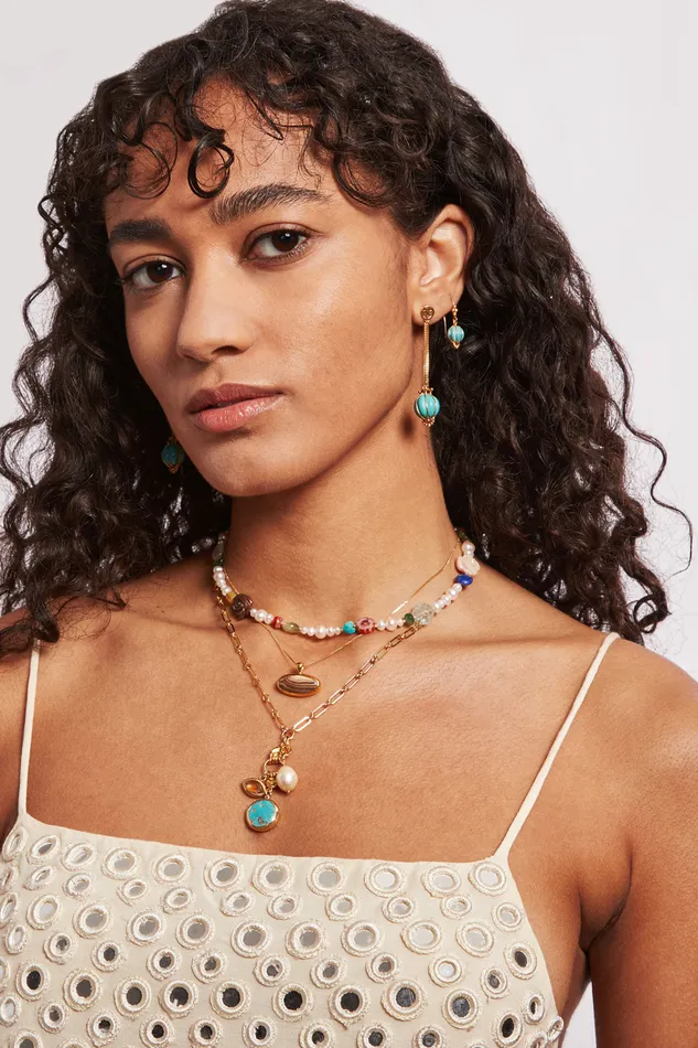 Chan Luu Necklaces Jardin Necklace White Pearl Mix 8211 Women