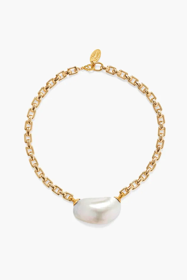 Chan Luu Necklaces Martine Necklace Grey Pearl 8211 Women
