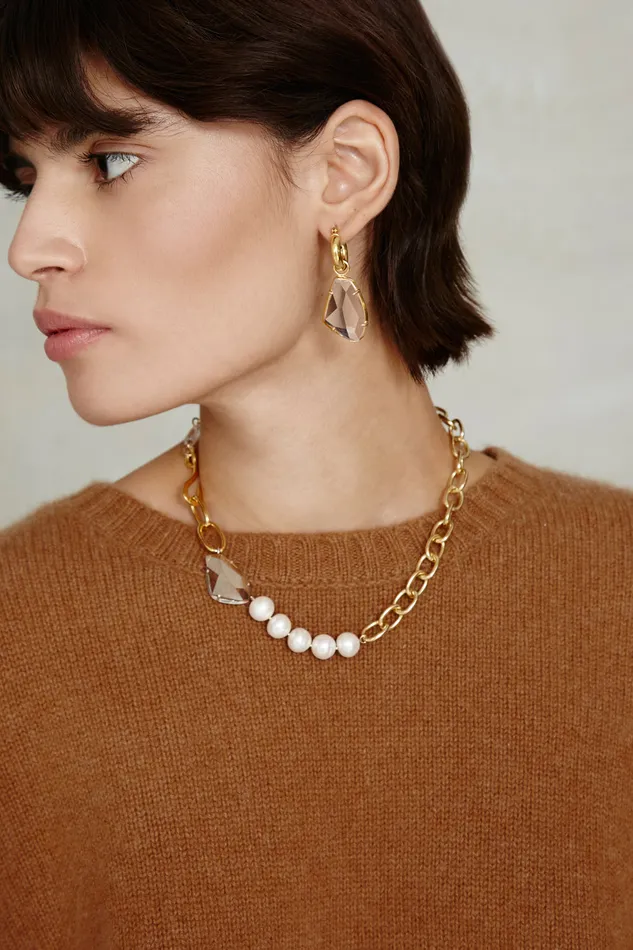 Chan Luu Necklaces Neve Necklace White Pearl Mix 8211 Women