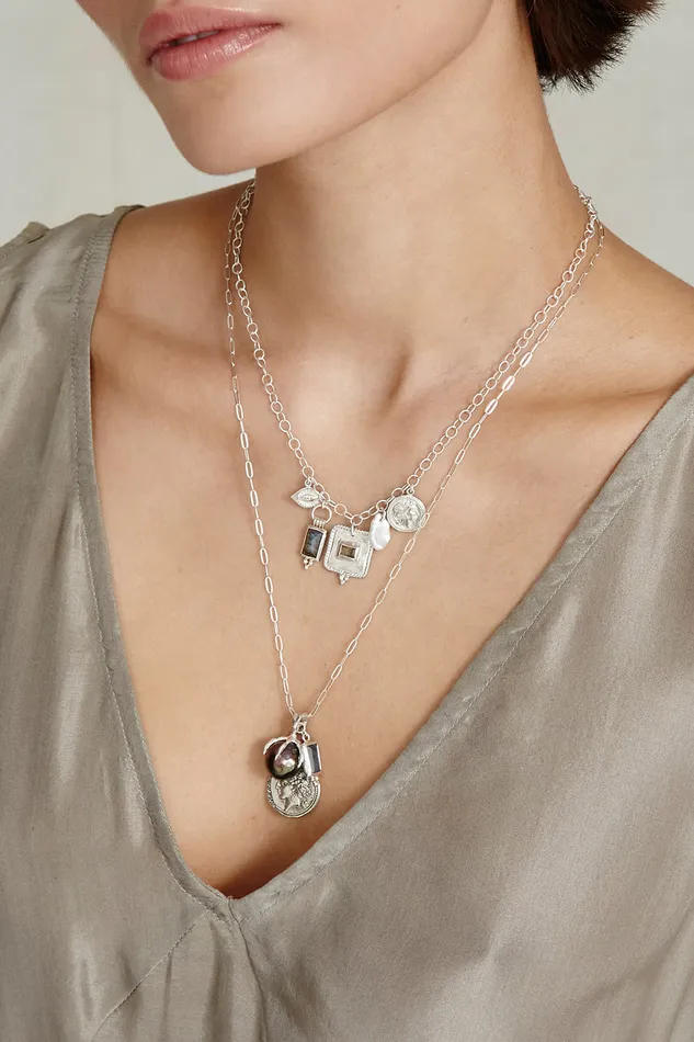 Chan Luu Necklaces Pilar Necklace Silver Mix 8211 Women