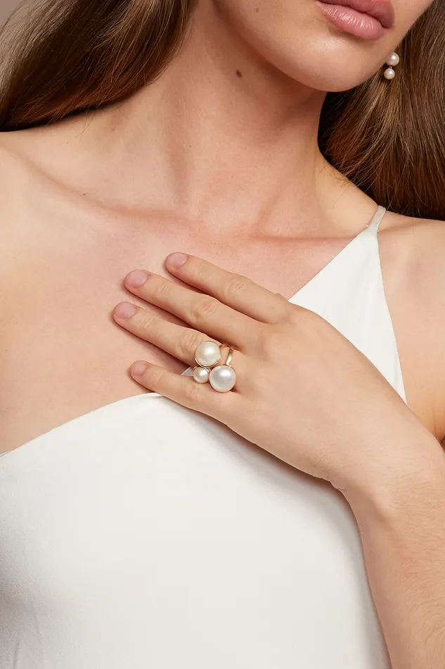 Chan Luu Rings 14k Monaco Ring White Pearl 8211 Women