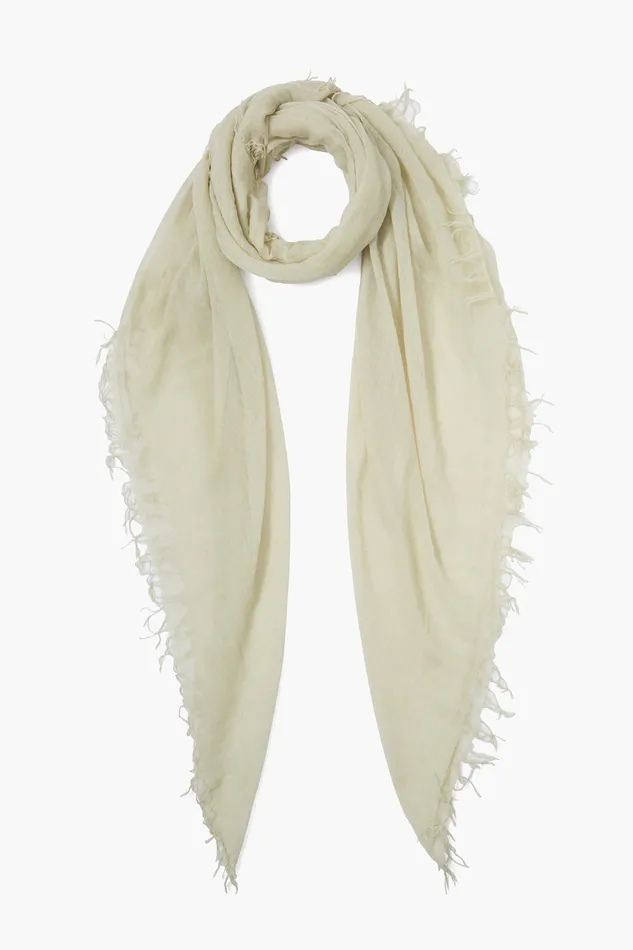 Chan Luu Scarves Cashmere And Silk Scarf Light Sage 8211 Women