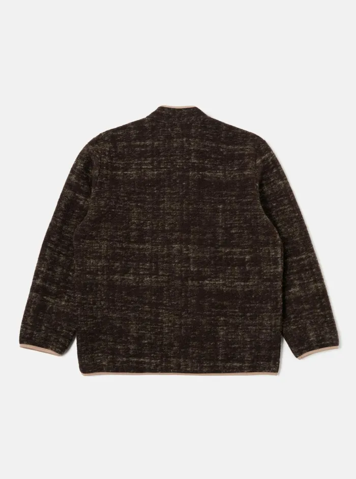 Climbing Jacket In Brown Marble Fleece Men Universal Works Fleece