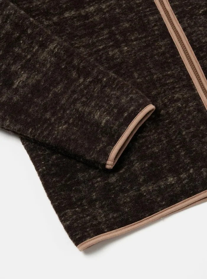 Climbing Jacket In Brown Marble Fleece Men Universal Works Fleece