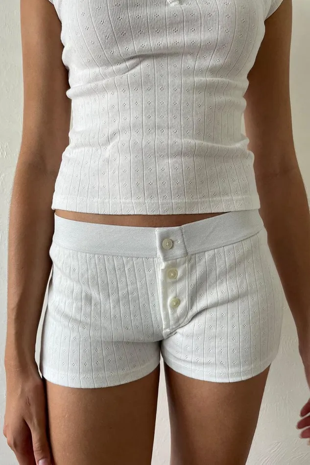 Clothing Boyshort Eyelet Underwear Brandy Melville MATCHING SETS