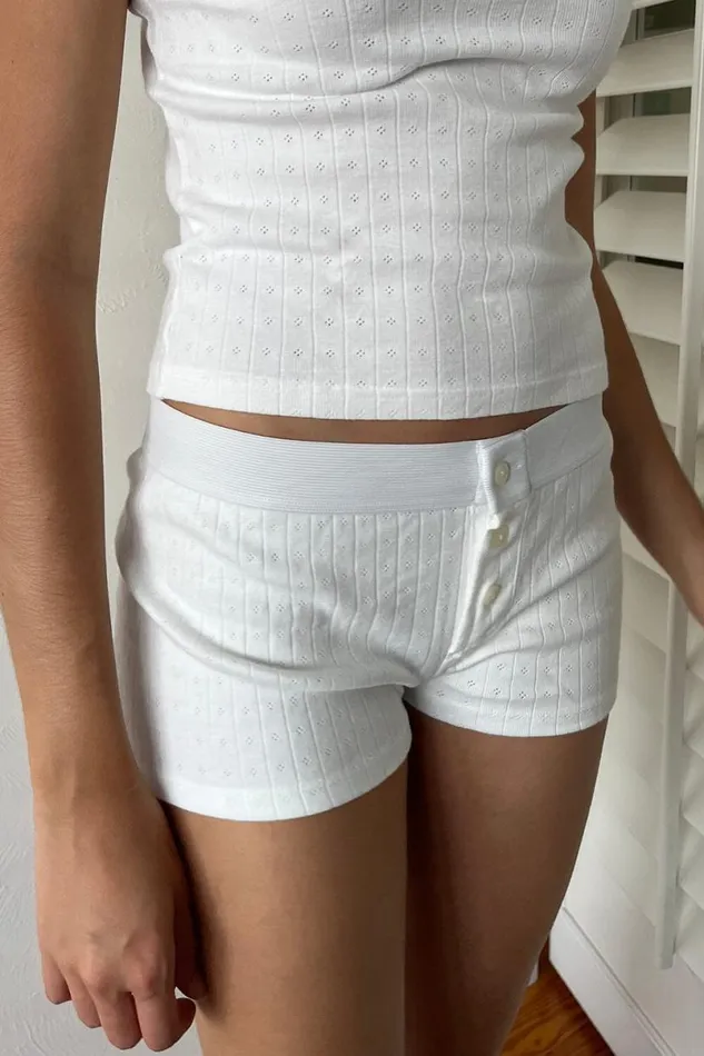 Clothing Boyshort Eyelet Underwear Brandy Melville MATCHING SETS