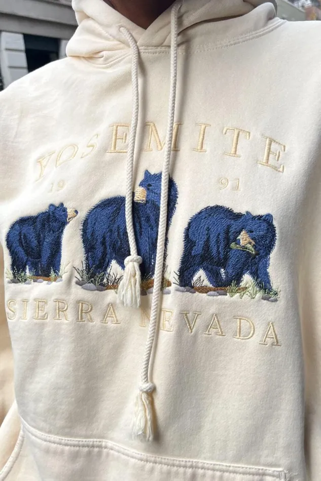 Clothing Christy Yosemite 1991 Sierra Nevada Hoodie Brandy Melville SWEATPANTS and SWEATSHIRTS