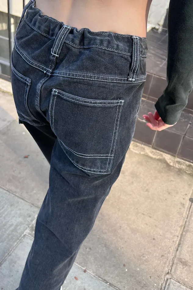 Clothing Crispina Low Rise Jeans Brandy Melville JEANS