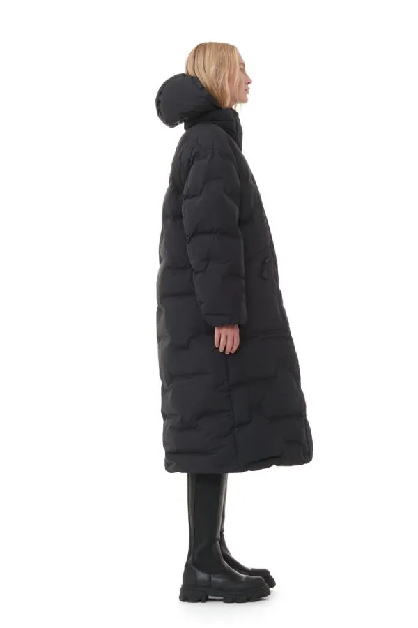 Clothing GANNI Extended Sizes Black Oversized Soft Puffer Coat Black Clothing GANNI Extended Sizes Black Oversized Soft Puffer Coat Black