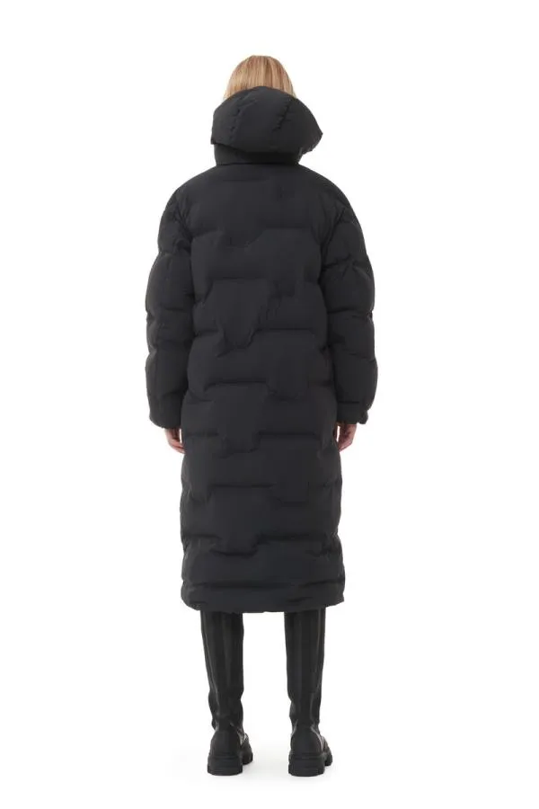 Clothing GANNI Extended Sizes Black Oversized Soft Puffer Coat Black Clothing GANNI Extended Sizes Black Oversized Soft Puffer Coat Black