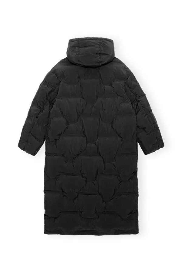 Clothing GANNI Extended Sizes Black Oversized Soft Puffer Coat Black Clothing GANNI Extended Sizes Black Oversized Soft Puffer Coat Black