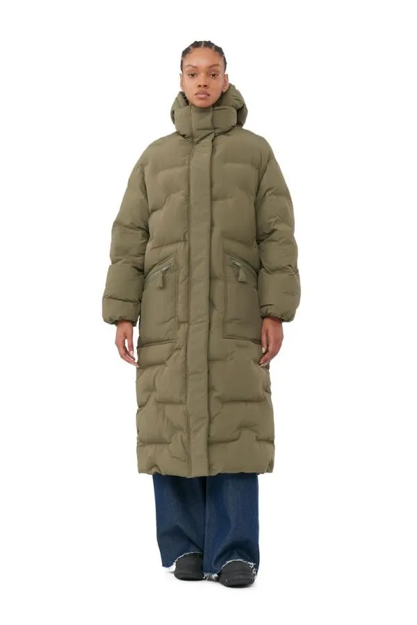 Clothing GANNI Extended Sizes Oversized Soft Puffer Coat Kalamata