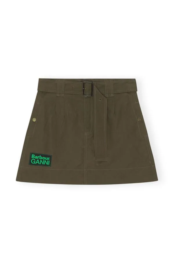 Clothing GANNI Skirts X Barbour Skirt Dark Green