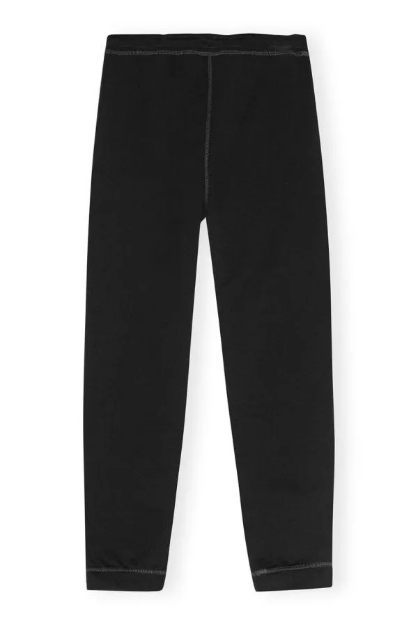 Clothing GANNI Trousers Black Isoli Cuffed Trousers Black Clothing GANNI Trousers Black Isoli Cuffed Trousers Black