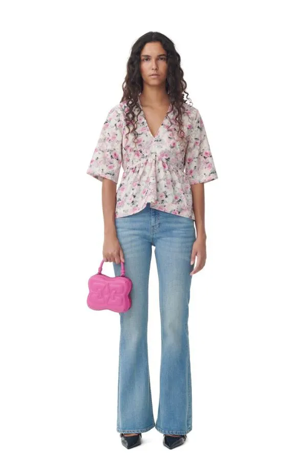 Clothing GANNI Trousers Tint Wash Iry Jeans Tint Wash