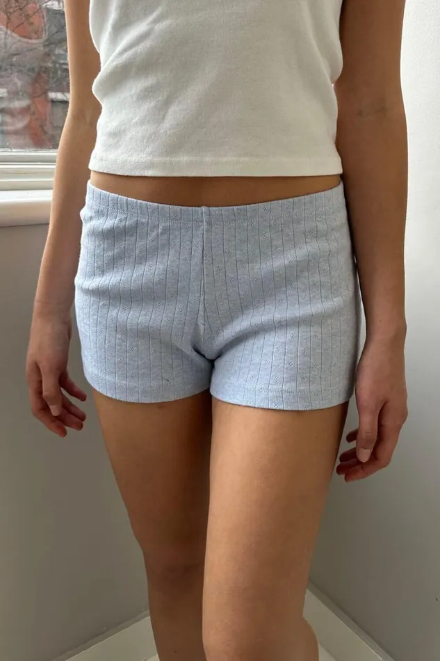 Clothing Keira Eyelet Sweatshorts Brandy Melville BOTTOMS