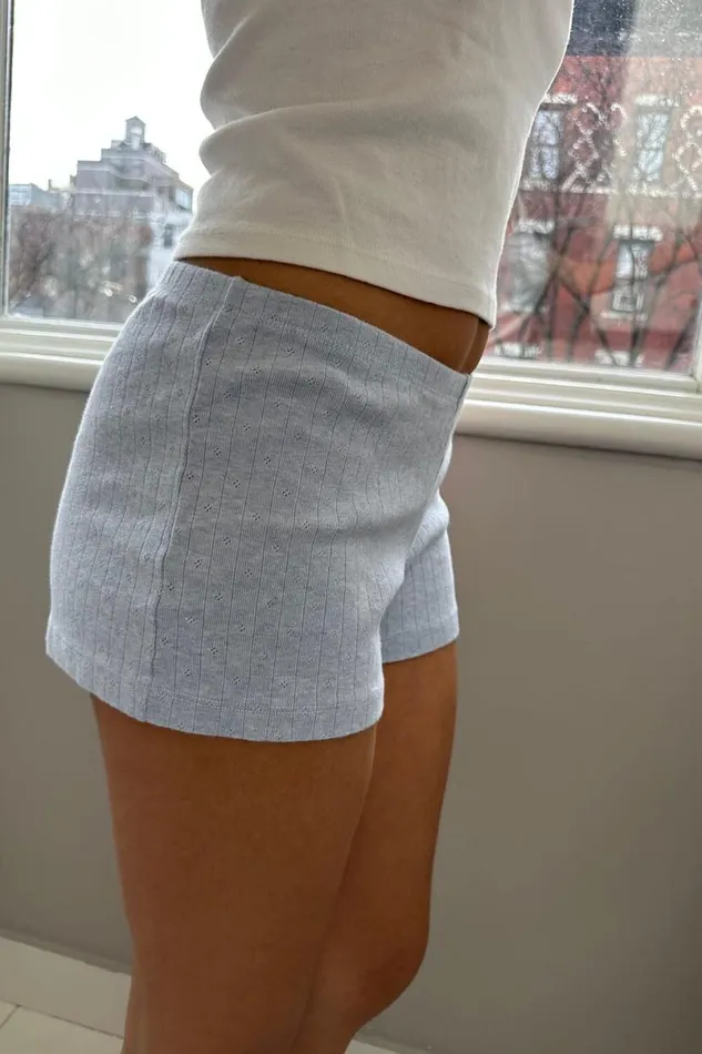 Clothing Keira Eyelet Sweatshorts Brandy Melville BOTTOMS