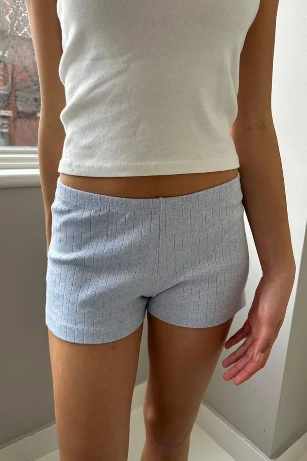 Clothing Keira Eyelet Sweatshorts Brandy Melville BOTTOMS