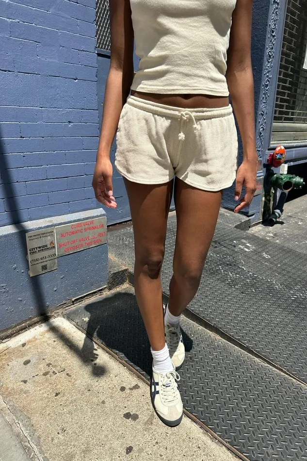 Clothing Summer Thermal Shorts Brandy Melville BOTTOMS