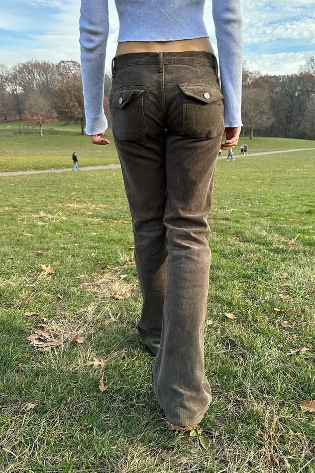 Clothing Sydney Corduroy Pants Brandy Melville BOTTOMS