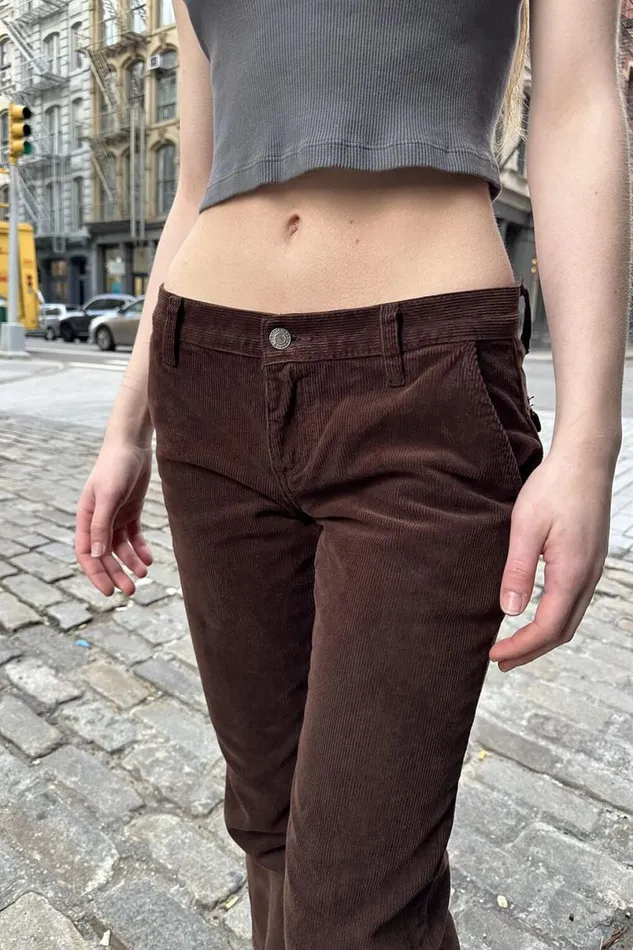 Clothing Sydney Corduroy Pants Brandy Melville BOTTOMS