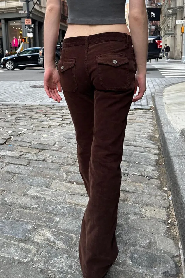Clothing Sydney Corduroy Pants Brandy Melville BOTTOMS