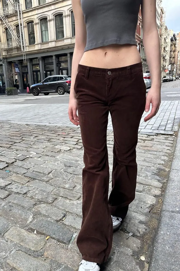 Clothing Sydney Corduroy Pants Brandy Melville BOTTOMS