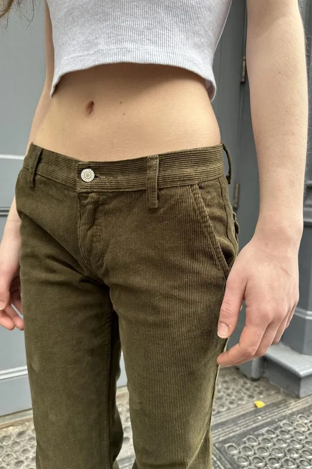 Clothing Sydney Corduroy Pants Brandy Melville BOTTOMS