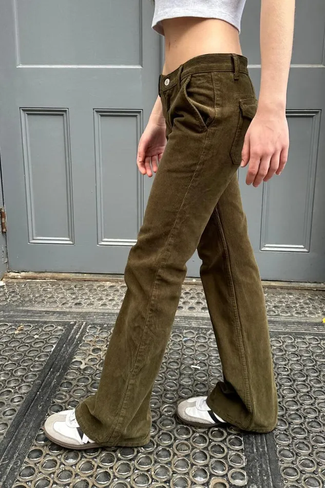Clothing Sydney Corduroy Pants Brandy Melville BOTTOMS