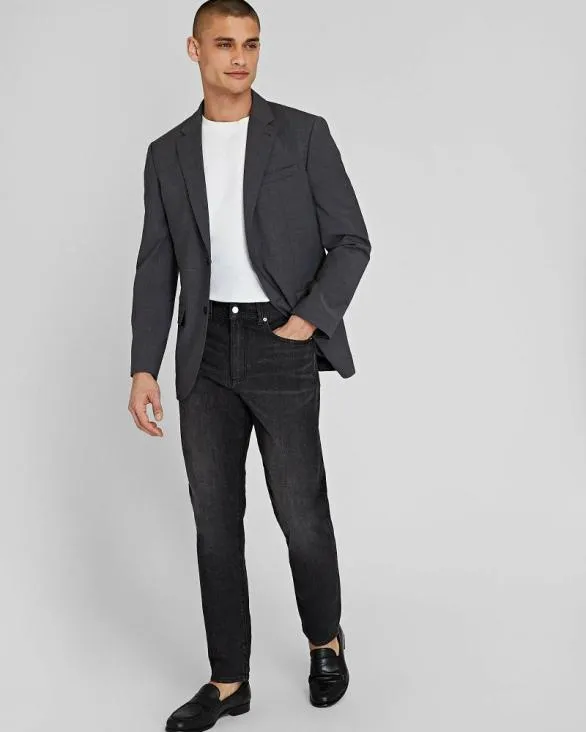 Club Monaco Denim Slim Straight Jeans Black 8211 Men
