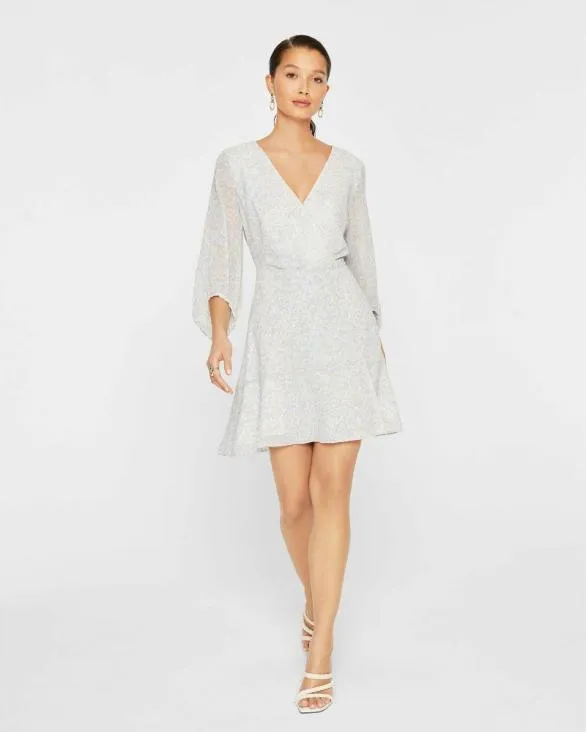 Club Monaco Dresses and Jumpsuits Pitched Sleeve Mini Dress Blue Base 8211 Women