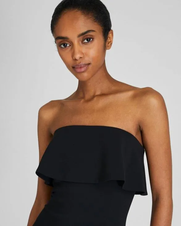 Club Monaco Dresses and Jumpsuits Tiered Overlay Tube Dress Black 8211 Women