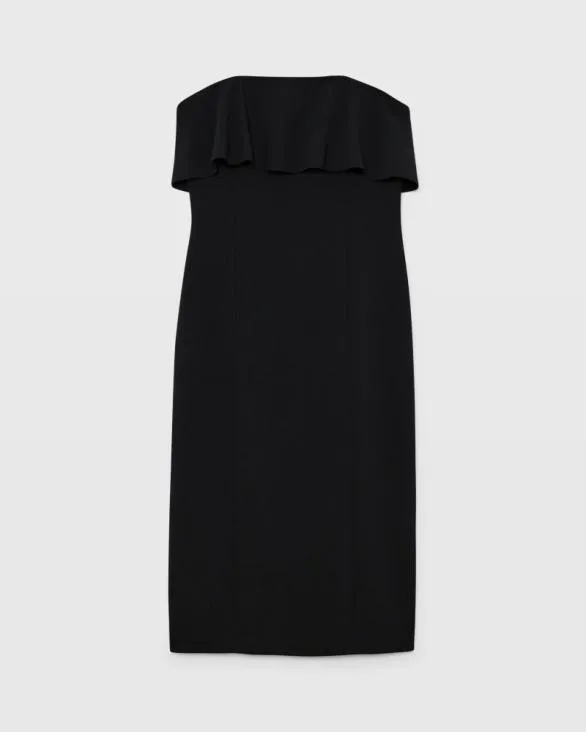 Club Monaco Dresses and Jumpsuits Tiered Overlay Tube Dress Black 8211 Women