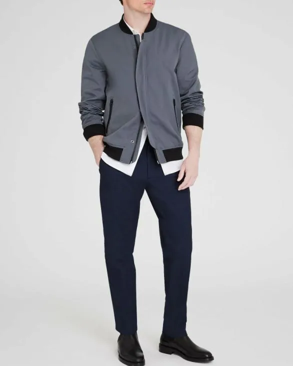 Club Monaco Jackets and Coats Twill Bomber Slate Blue 8211 Men