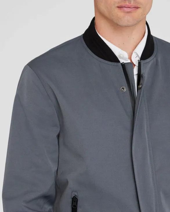 Club Monaco Jackets and Coats Twill Bomber Slate Blue 8211 Men