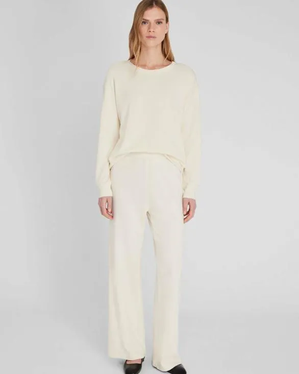 Club Monaco Loungewear Relaxed Fit Crewneck Sweatshirt Sand 8211 Women