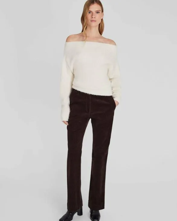 Club Monaco Pants FullLength Corduroy Trouser Dark Brown 8211 Women
