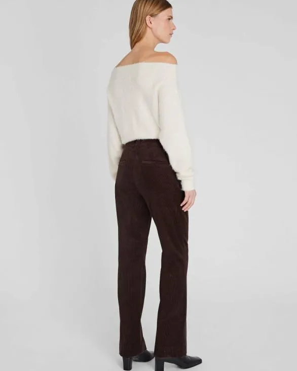 Club Monaco Pants FullLength Corduroy Trouser Dark Brown 8211 Women