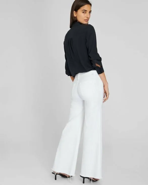 Club Monaco Pants MOTHER The Roller Fray Jeans White 8211 Women