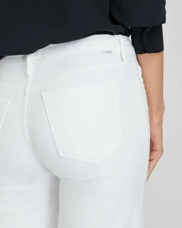 Club Monaco Pants MOTHER The Roller Fray Jeans White 8211 Women